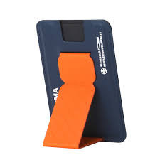 Skinarma Magnetic Card Holder With Grip Stand Kado Blue Orange Skinarma Magnetic Card Holder With Grip Stand Kado Blue Orange